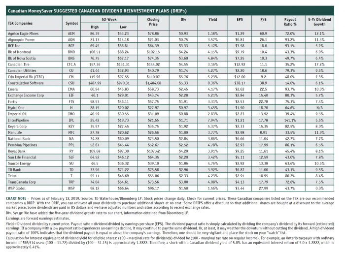Dividend Reinvestment Plans Dividend Reinvestment Plans