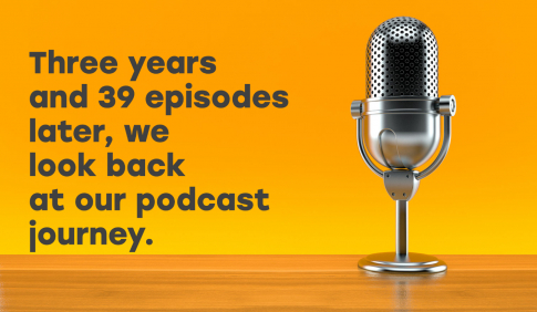 Thumbnail for Three years and 39 episodes later, we look back at our podcast journey.
